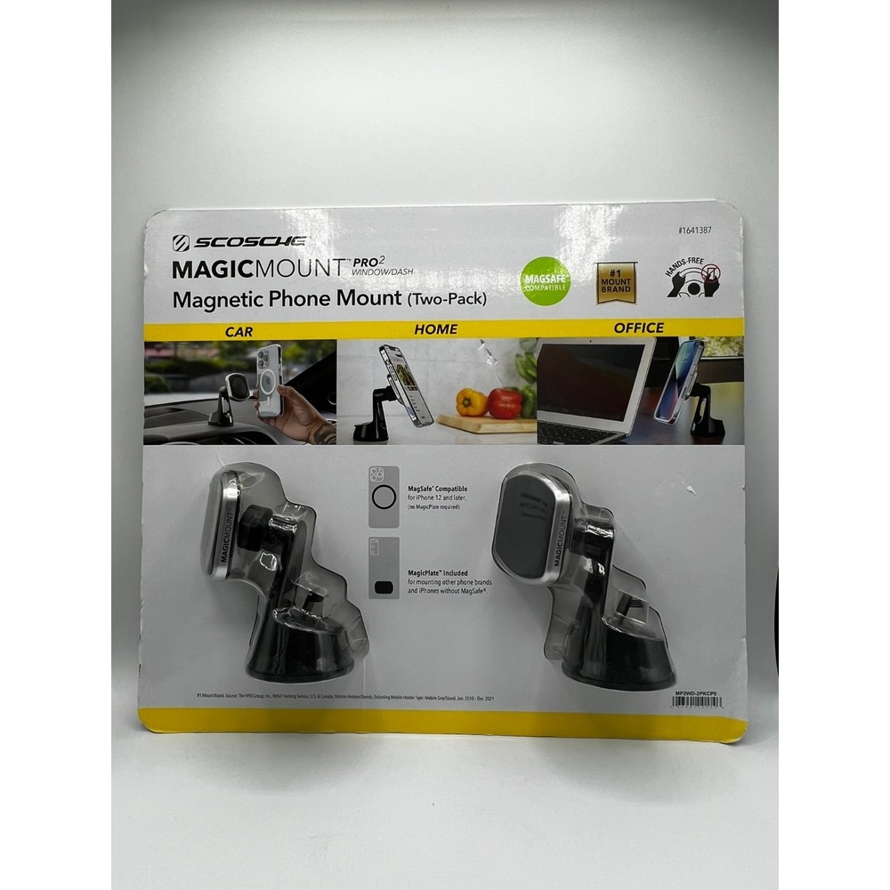 Scosche MagicMount Pro2 Window/Dash Car Magnetic Phone Mount Magsafe Compatible
